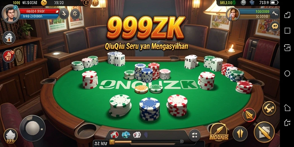 Gameplay seru QiuQiu di 999ZK.