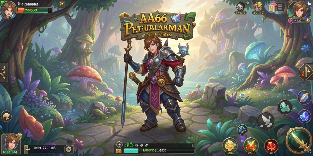 Gameplay seru di dunia petualangan AA666 yang penuh warna.