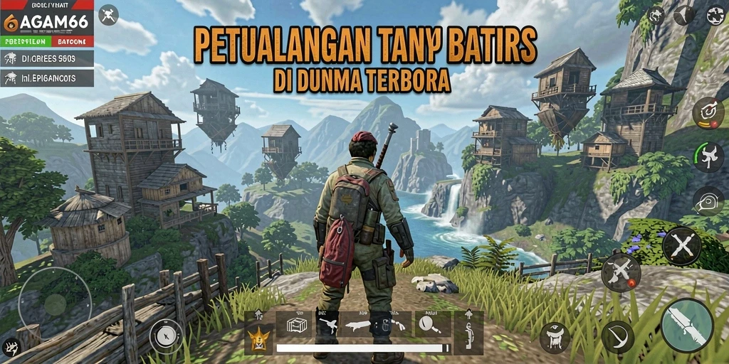 Screenshot gameplay AGAM66 yang menampilkan petualangan Open World.