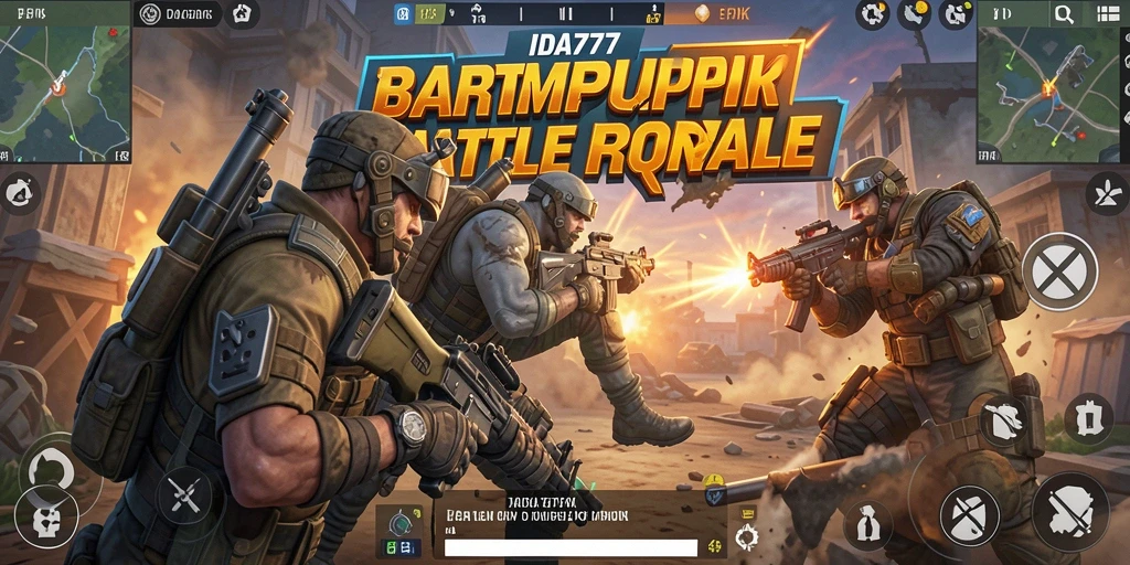 Screenshot gameplay IDA777 menampilkan aksi pertempuran yang dinamis.