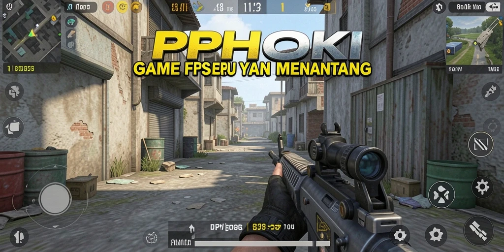 Screenshot gameplay PPHOKI menunjukkan aksi pertempuran yang intens.