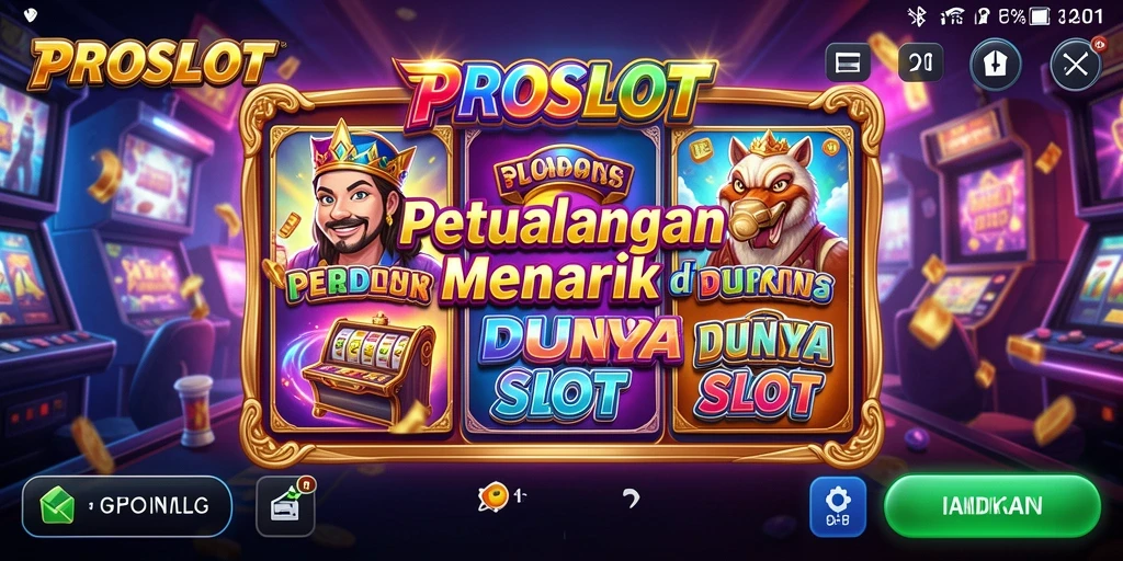 Screenshot gameplay PROSLOT yang menunjukkan suasana petualangan yang mendebarkan.