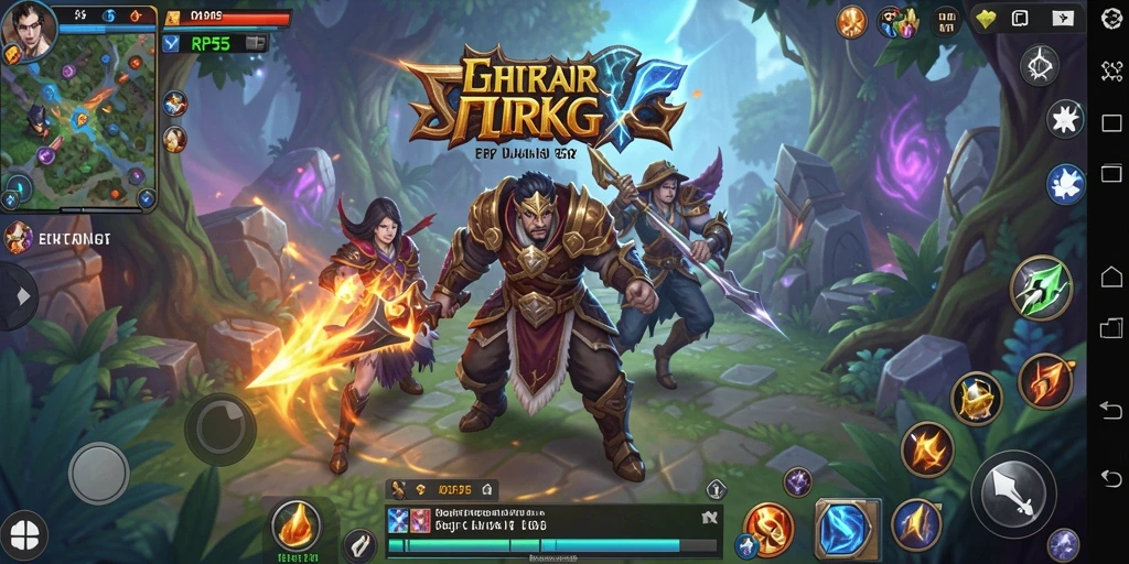 Tampilan gameplay RP55 yang mendebarkan dalam dunia RPG.