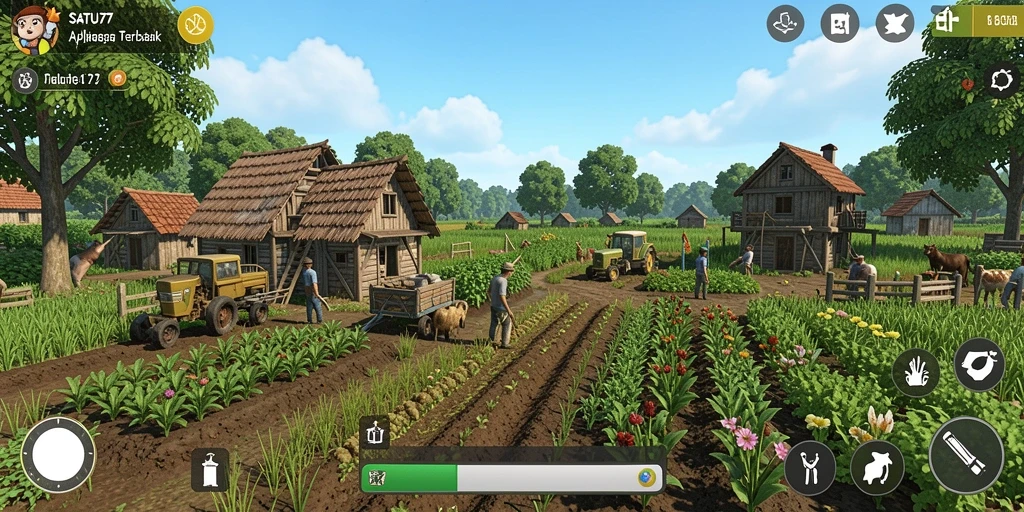 Tampilkan gameplay yang seru dan interaktif dalam dunia pertanian.
