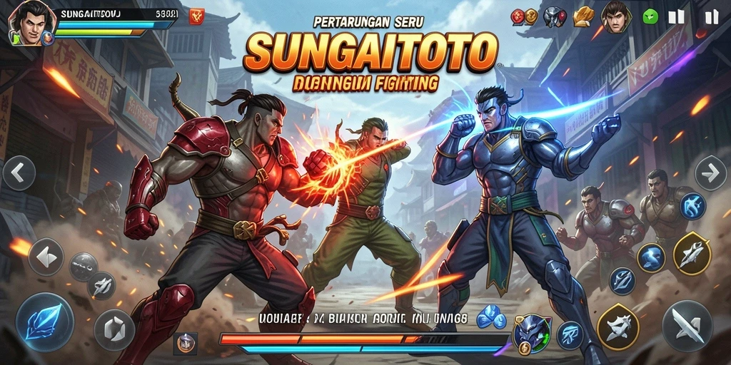 Tampilan gameplay dinamis dan memukau dalam SUNGAITOTO.